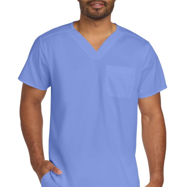WONDERWINK -Unisex WorkFlex ™ Chest Pocket V Neck Top Thumbnail