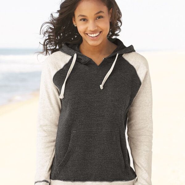 SEW N STITCHES Women’s Harper Raglan Hooded Sweatshirt Thumbnail