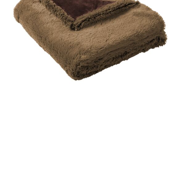 SEW N STITCHES - PORT AUTHORITY Faux Fur Blanket Thumbnail