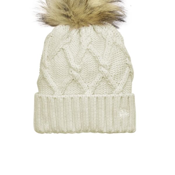 Sew N Stitches - Faux Fur Pom Beanie Thumbnail