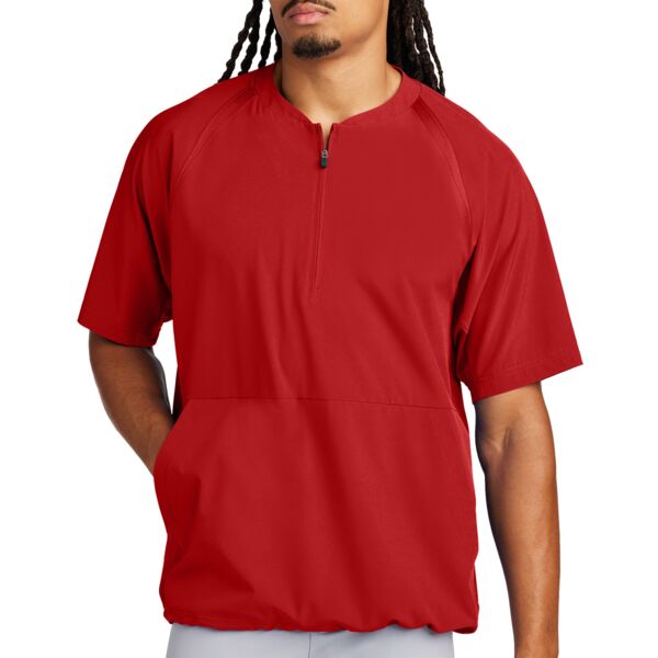 Sew N Stitches - Repeat 1/2 Zip Short Sleeve Jacket Thumbnail