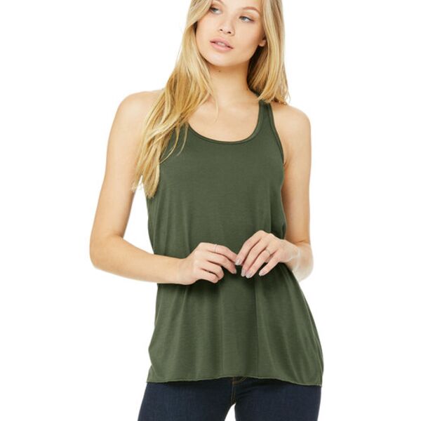 Swim Club Ladies' Flowy Racerback Tank Thumbnail