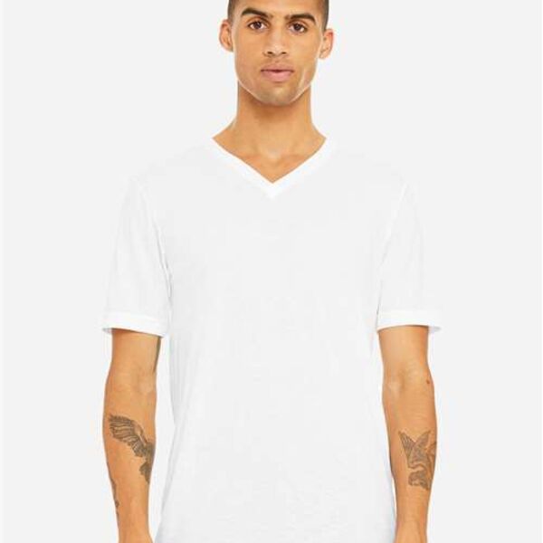 Sew N Stitches Unisex Triblend Short Sleeve V-Neck Tee Thumbnail