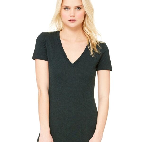 Tony Freakin Show - Women's Triblend Deep V-neck Tee Thumbnail