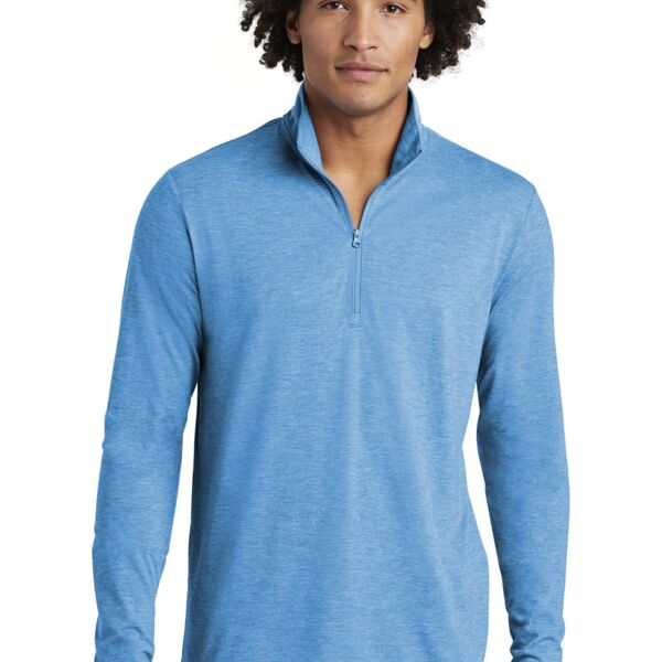 Sew N Stitches ® PosiCharge ® Tri Blend Wicking 1/4 Zip Pullover Thumbnail