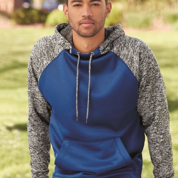Sew N Stitches Colorblocked Cosmic Fleece Hooded Sweatshirt Thumbnail
