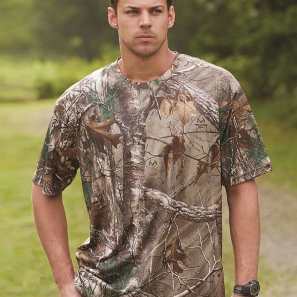 SEW N STITCHES - CODE FIVE Adult Performance Camo Tee Thumbnail