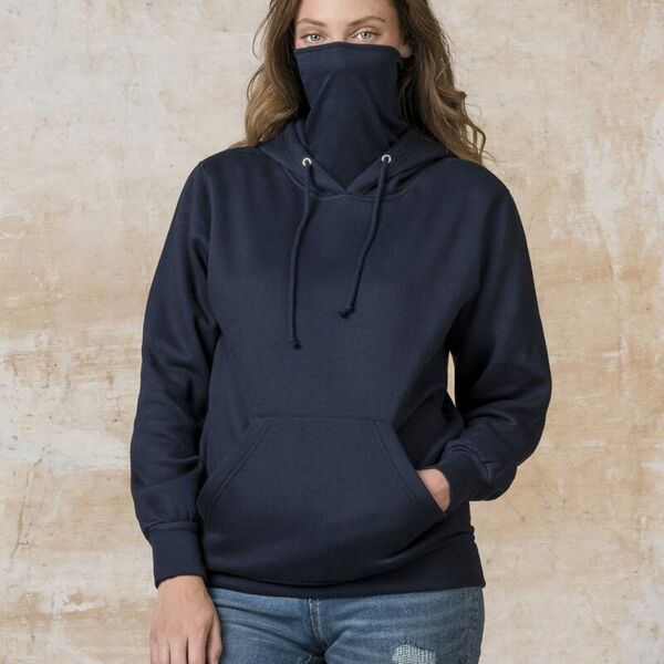 SEW N STITCHES - MV SPORT See Ya Gaiter™ Mask Hooded Sweatshirt Thumbnail