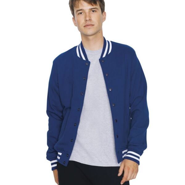SEW N STITCHES - AMERICAN APPAREL -Unisex Heavy Terry Classic Club Jacket Thumbnail