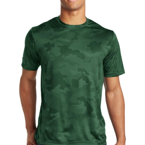 SEW N STITCHES - SPORT -TEK CamoHex Tee Thumbnail