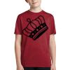 Youth Heather Contender Tee Thumbnail