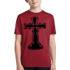 Youth Heather Contender Tee Thumbnail